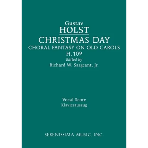 Christmas Day, H.109: Vocal score