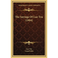 The Sayings Of Lao Tzu (1904)
