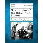 New Edition of the Babylonian Talmud