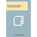 Edmund Husserl's Phenomenology
