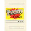 Vintage Lined Notebook Greetings from Toronto, Canada