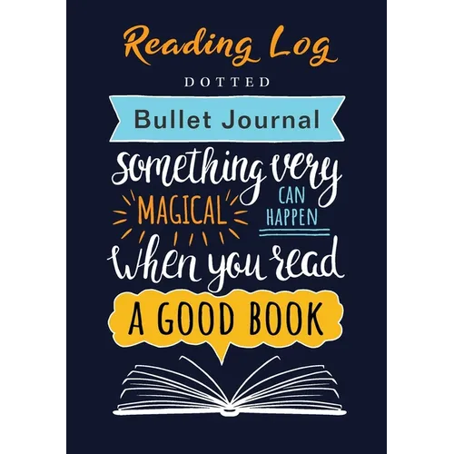 Reading Log - Dotted Bullet Journal: Medium A5 - 5.83X8.27