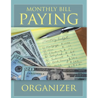 Monthly Bill Paying Organizer - Paperback