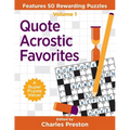 Quote Acrostic Favorites: Features 50 Rewarding Puzzles