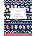 Adult Coloring Journal: Debtors Anonymous (Sea Life Illustrations, Tribal Floral)