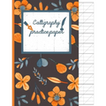 Calligraphy Practice paper: Orange hand writing workbook for adults & kids 120 pages of practice sheets to write in (8.5x11 Inch).