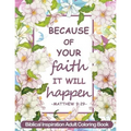Biblical Inspiration Adult Coloring Book: Christian Coloring Book
