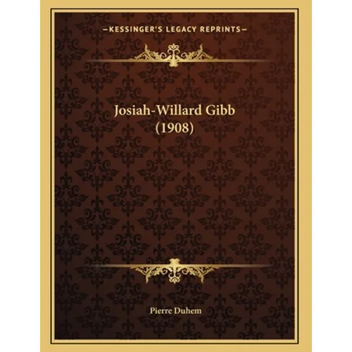 Josiah-Willard Gibb (1908)