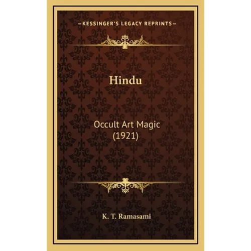 Hindu: Occult Art Magic (1921)