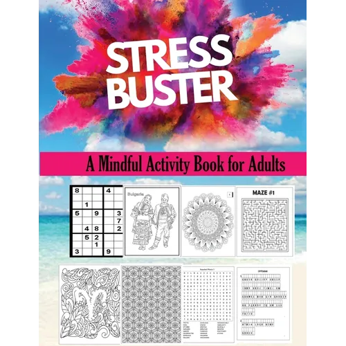 Stress Buster Activity book for adults
