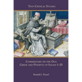 Commentary on the Old Greek and Peshitta of Isaiah 1-25