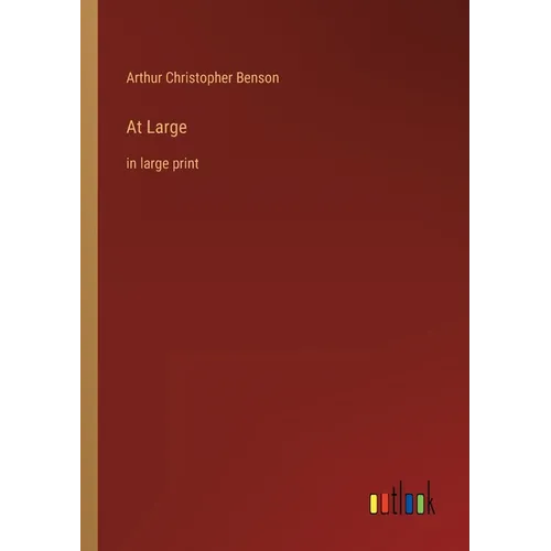 At Large: in large print