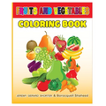 Fruits and Vegetables: Coloring Book for Kids