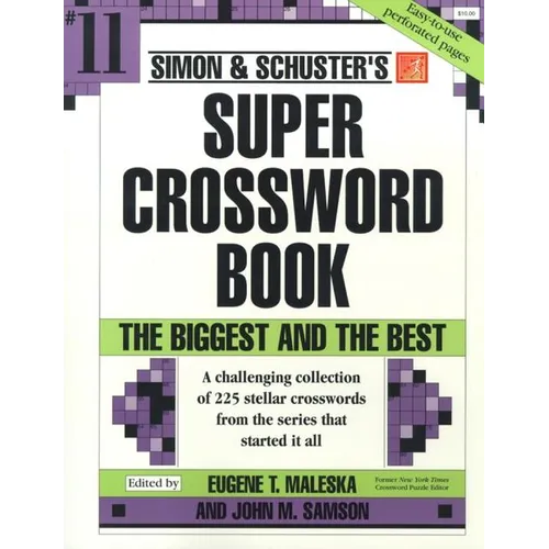Simon & Schuster Super Crossword Puzzle Book #11