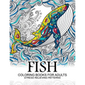 Fish Coloring Books for adults: dolphins, Whale, Shark in the sea Design