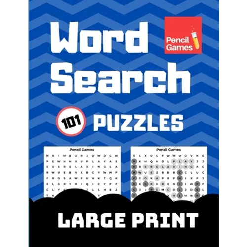 Word Search: 101 Large Print Puzzles, For Adults
