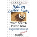 Circle It, Italian Coffee Facts, Word Search, Puzzle Book