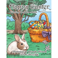Happy Easter Coloring Book for Adults: An Adult Coloring Book of Easter with Spring Scenes, Easter Eggs, Cute Bunnies, and Relaxing Patterns and Desig