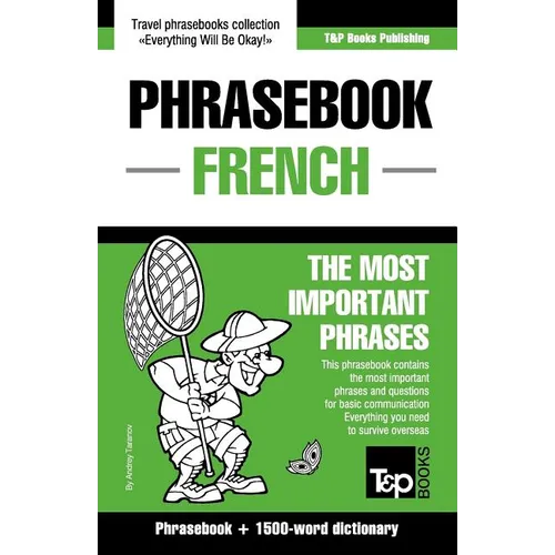 English-French phrasebook and 1500-word dictionary