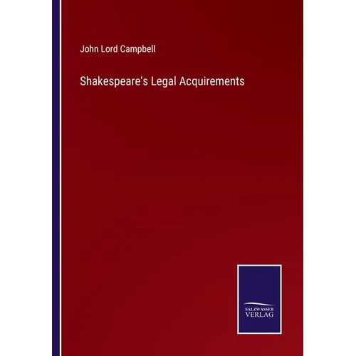 Shakespeare's Legal Acquirements