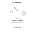 Do the Math: Linear Equations in Two Variables