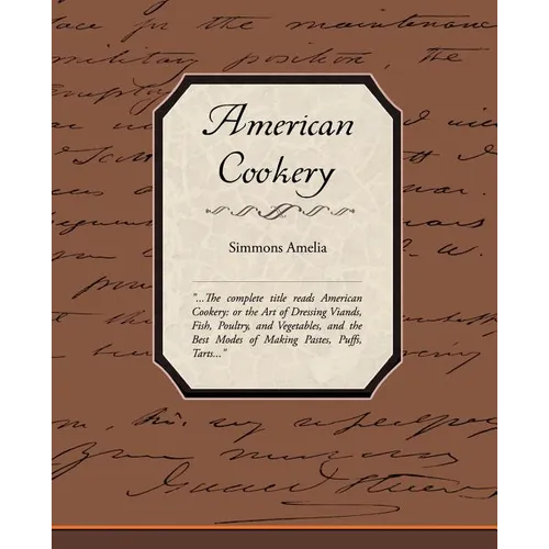 American Cookery