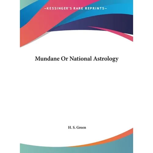 Mundane Or National Astrology