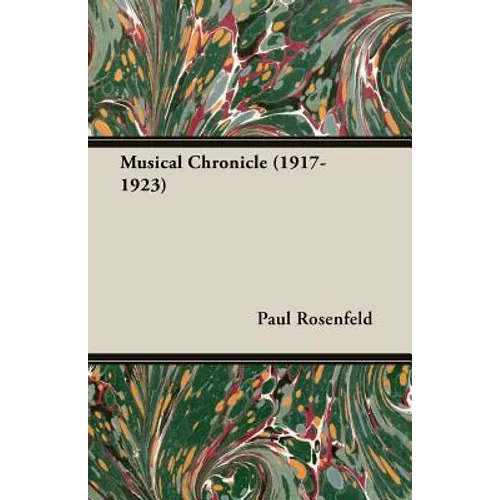 Musical Chronicle (1917-1923)