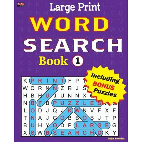 Large Print WORD SEARCH Book
