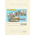 Vintage Lined Notebook Greetings from Dubuque