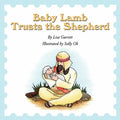 Baby Lamb Trusts the Shepherd