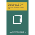 Functionals Of Finite Riemann Surfaces: Princeton Mathematical Series, V16