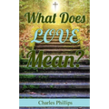 What Does Love Mean?