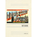 Vintage Lined Notebook Greetings from Iowa State Fair, Des Moines