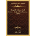 English-Eskimo And Eskimo-English Vocabularies (1890)