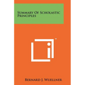 Summary Of Scholastic Principles
